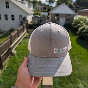 Richardson 112 Trucker Hat NASCAR Clash Embroidered Snapback Gray White Mesh